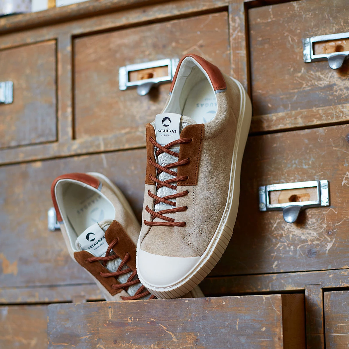 Pataugas ARAN/S F4H BEIGE/CAMEL 2 Pataugas ARAN/S F4H BEIGE/CAMEL – Image 2